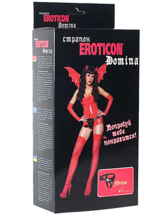 картинка Страпон Domina, телесный, 45x180 мм от магазина ErosMania