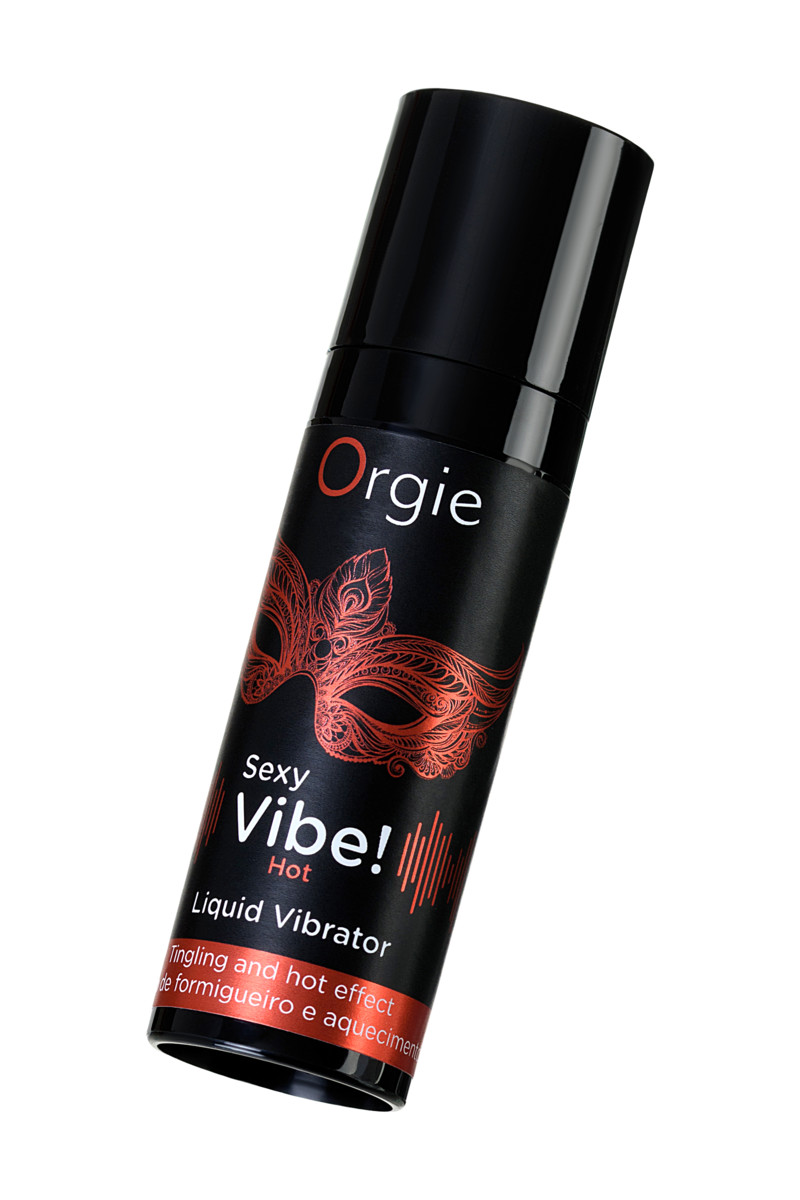 картинка Гель для массажа ORGIE Sexy Vibe Hot с разогревающим и вибрирующим эффектом, 15 мл от магазина ErosMania