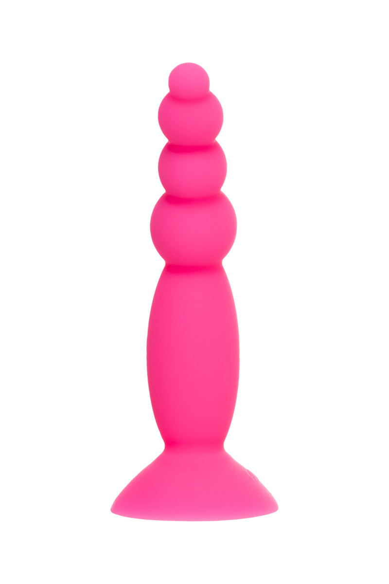 картинка Анальная втулка A-Toys by TOYFA Hild, силикон, розовый, 11 см от магазина ErosMania