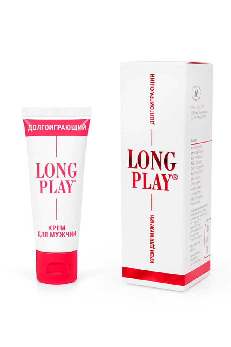картинка Крем пролонгатор Long play для мужчин, 15 мл от магазина ErosMania