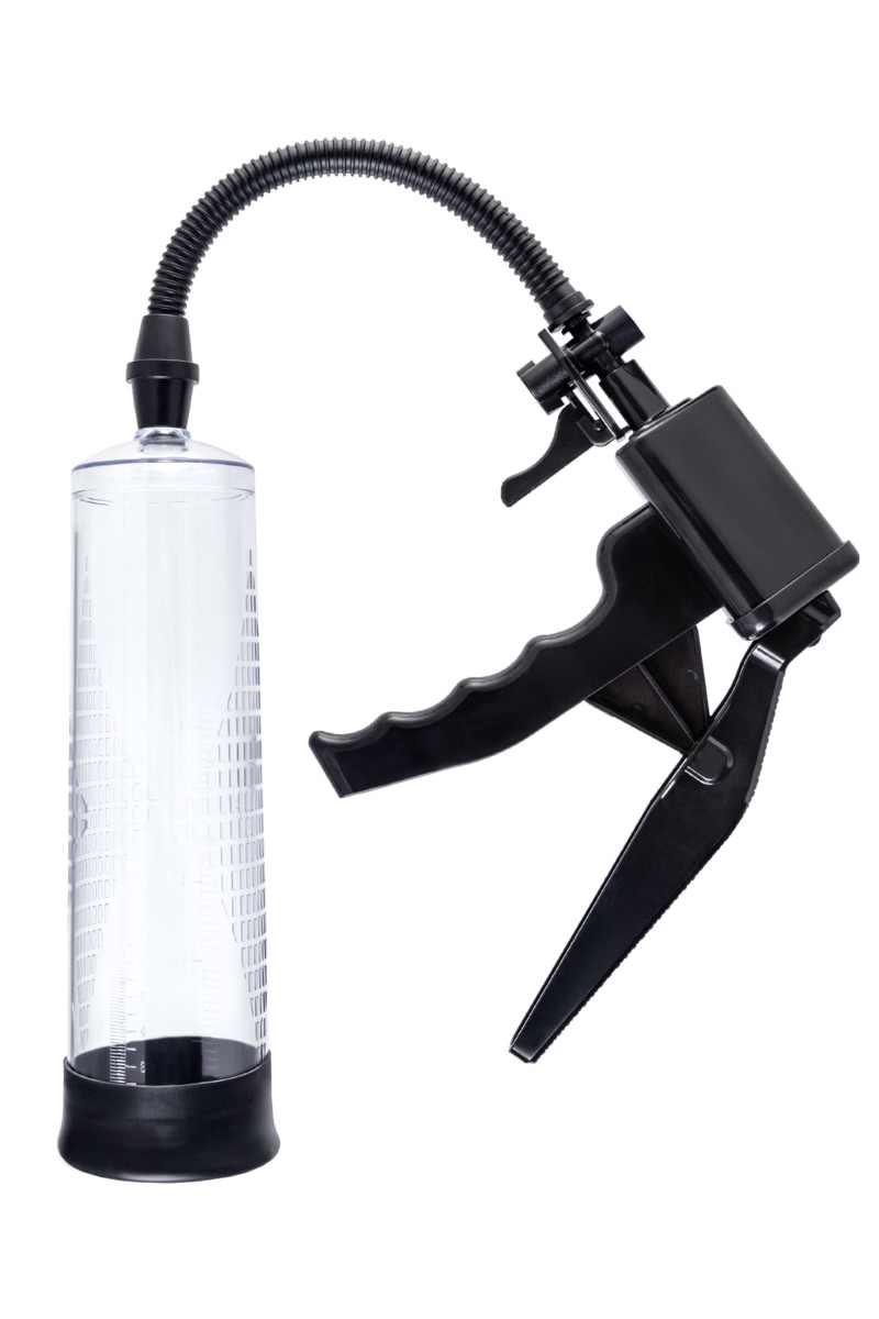 картинка Механическая помпа для пениса Sexus Men Erection Mads, ABS-пластик, черная, 62 см от магазина ErosMania