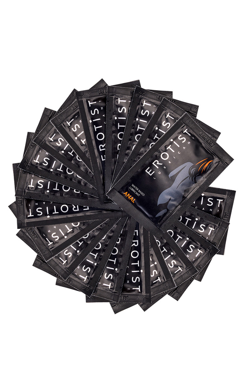 картинка Лубрикант Erotist на водной основе ANAL, анальный, саше, 4 мл от магазина ErosMania