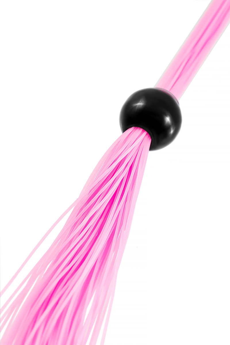 картинка Флоггер TOYFA Theatre с резиновыми хвостами, розовый, 26 см от магазина ErosMania