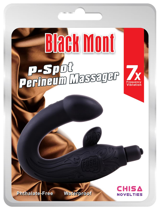 картинка Вибромассажёр для точки G и стимуляции клитора, чёрный от магазина ErosMania