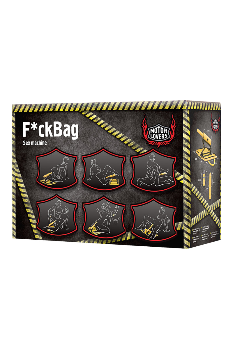 картинка Секс-машина F*ckBag MotorLovers by TOYFA, ABS, желтый, 36 см от магазина ErosMania