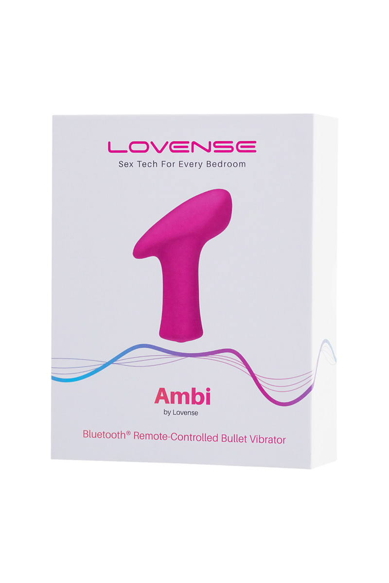 картинка Вибропуля LOVENSE Ambi, силикон, розовая, 8,6 см от магазина ErosMania
