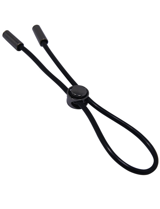 картинка Лассо, силикон, 120 мм, чёрное от магазина ErosMania