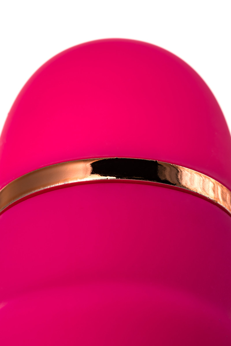 картинка Вибратор Штучки-дрючки, силикон, розовый, 16 см от магазина ErosMania