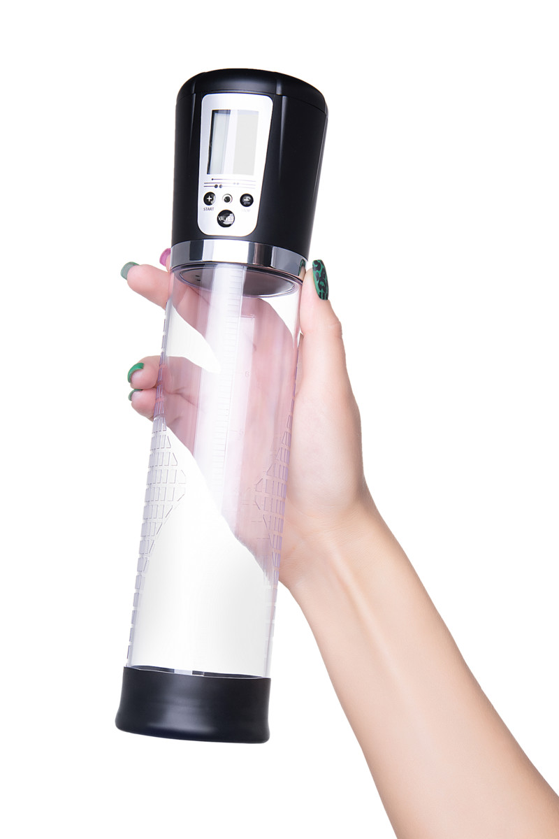 картинка Автоматическая помпа для пениса Sexus Men Expert Alrik, ABS-пластик, черная, 29 см от магазина ErosMania