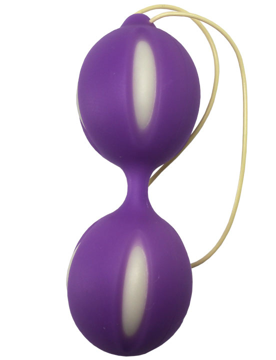 картинка Шарики вагинальные, сиреневые, диаметр 35 мм от магазина ErosMania