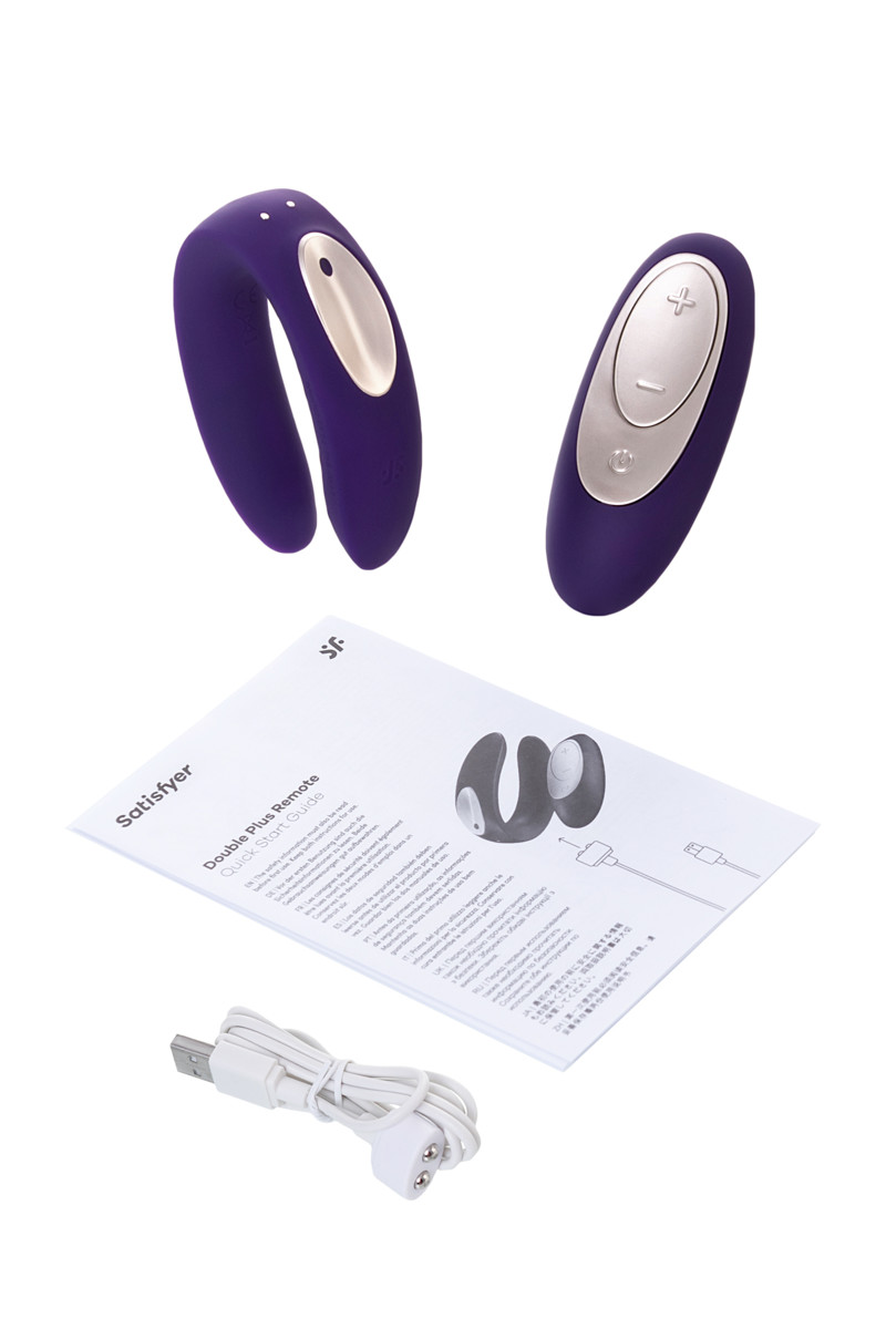 картинка Вибромассажёр для пар Satisfyer Double Partner Plus Remote от магазина ErosMania