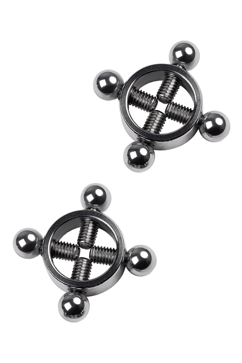 картинка Зажимы для сосков Metal by TOYFA, металл, серебряные, 2,6 см (2 шт) от магазина ErosMania