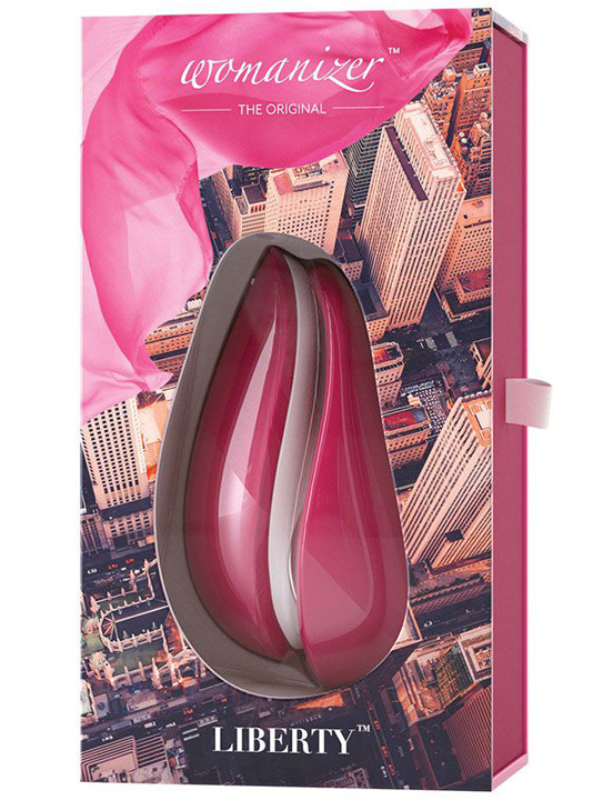 картинка Стимулятор клитора Womanizer Liberty, красный от магазина ErosMania