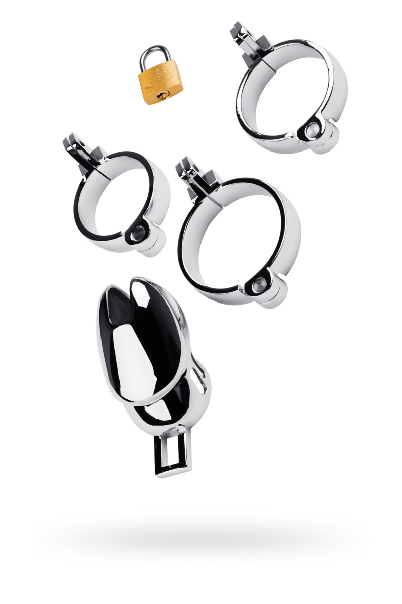 картинка Пояс верности мужской TOYFA Metal, серебряный от магазина ErosMania