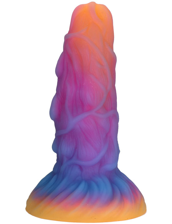 картинка Фаллоимитатор Тентакли (щупальца) на присоске, цветной, 50x180 мм от магазина ErosMania