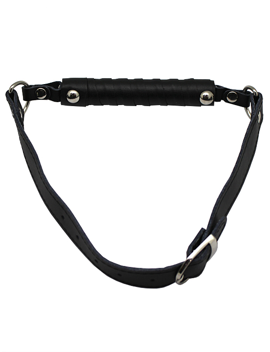 картинка Кляп-палка в кожаной оплётке от магазина ErosMania