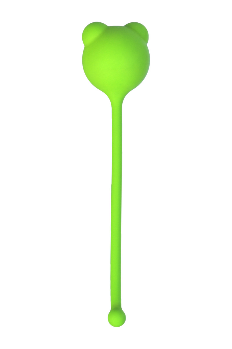 картинка Вагинальный шарик A-Toys by TOYFA Tigo, силикон, зеленый, 12,4 см Ø 2,7 см от магазина ErosMania
