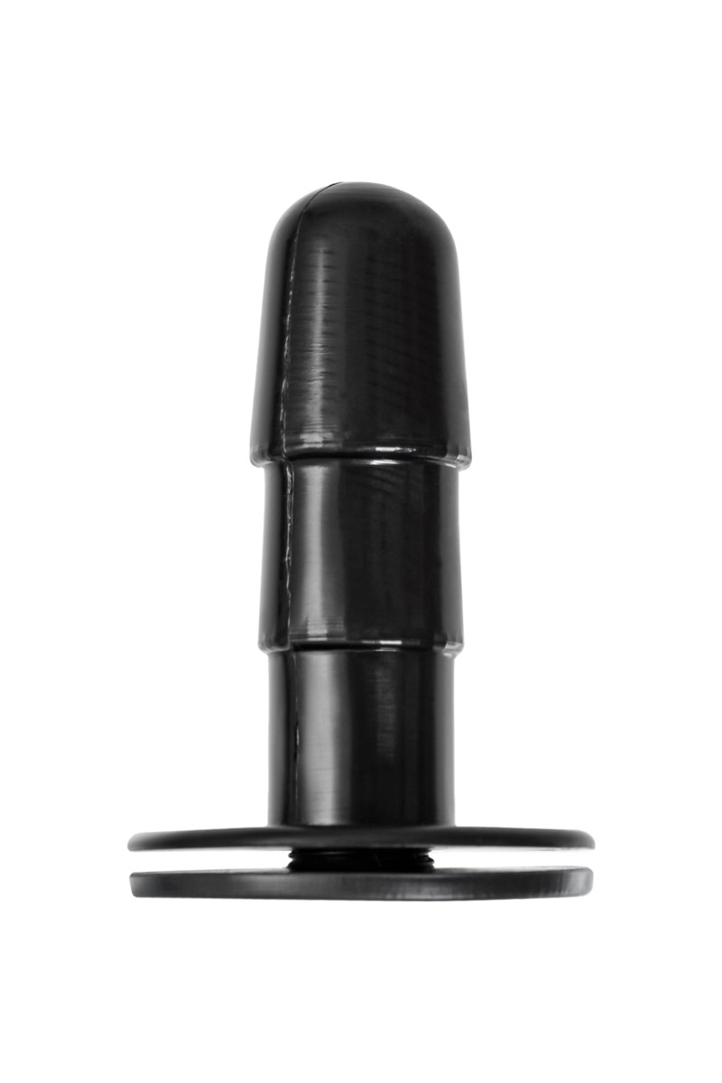 картинка Трусики для страпона TOYFA RealStik Strap-On Onyx, экокожа, черные от магазина ErosMania