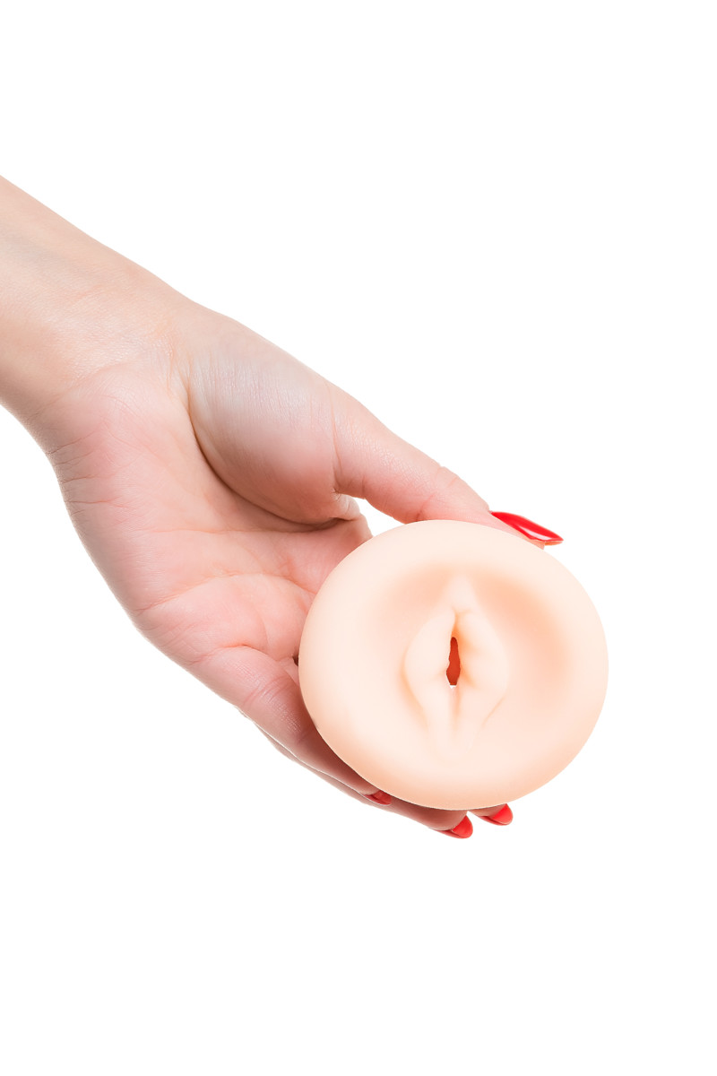 картинка Насадка на помпу Sexus Men PRETTY PUSSY, TPE, телесный, 7,5 см от магазина ErosMania