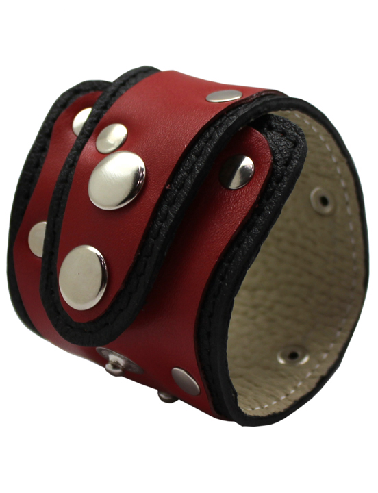 картинка Браслет чёрно-красный «треугольник», размер универсальный от магазина ErosMania