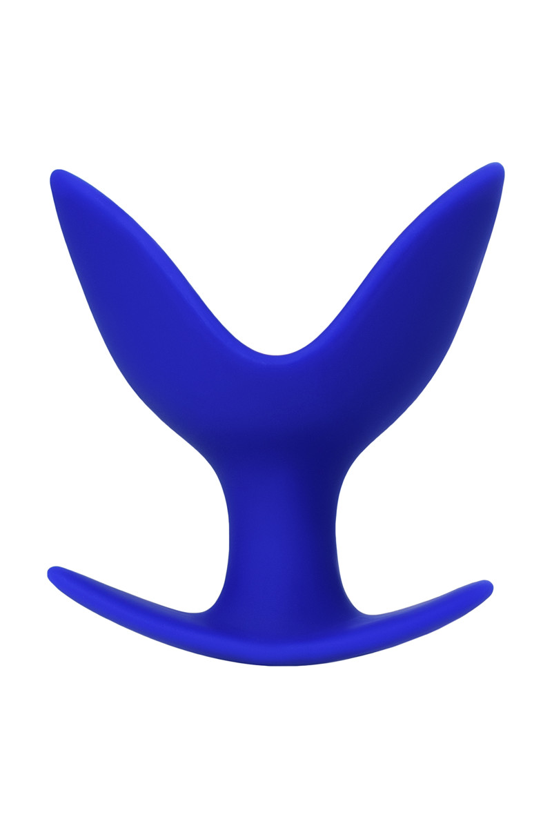 картинка Расширяющая анальная втулка ToDo by Toyfa Bloom, силикон, синяя, 9,5 см, Ø 7 см от магазина ErosMania