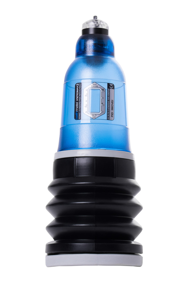 картинка Гидропомпа Bathmate HYDROMAX3, ABS пластик, голубая, 22 см от магазина ErosMania