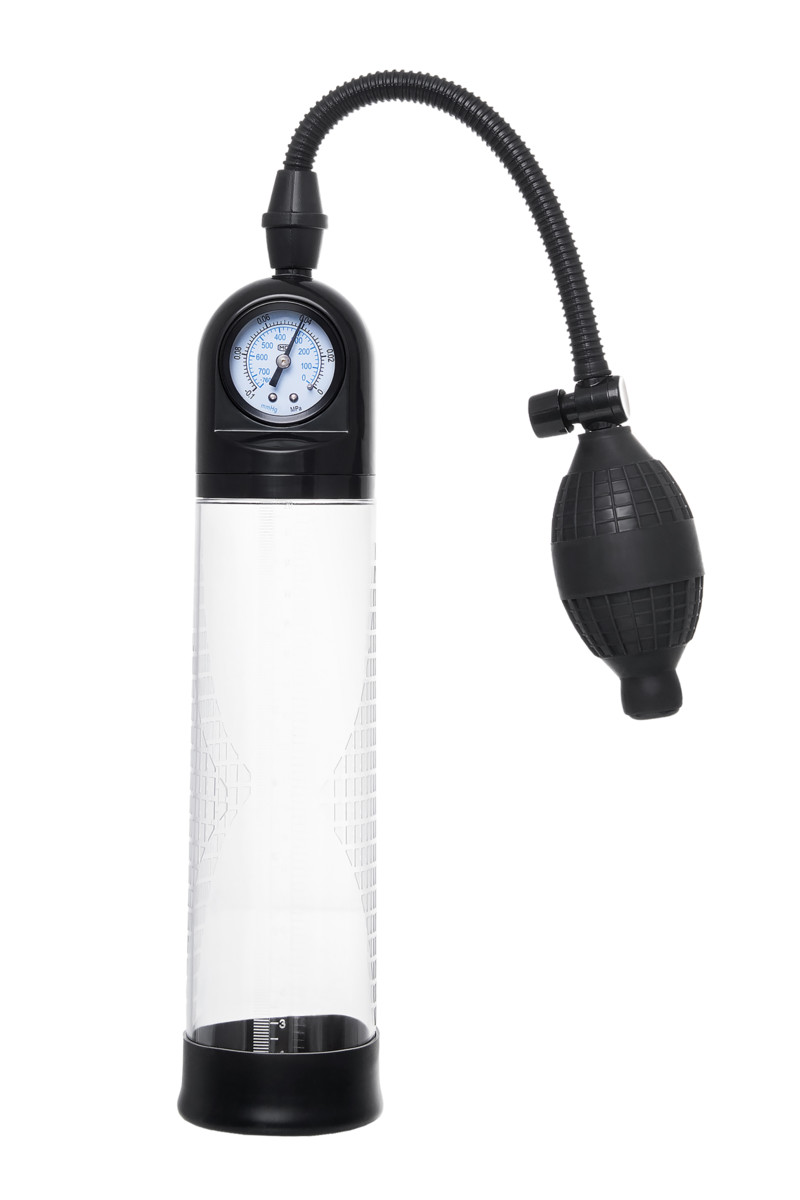 картинка Механическая помпа Sexus Men Training Roald, ABS-пластик, черная, 61 см от магазина ErosMania