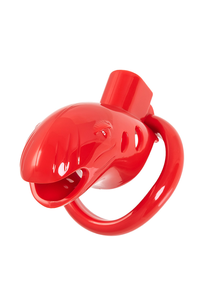 картинка Пояс верности мужской Black&Red by TOYFA, ABS пластик, красный, 10 см от магазина ErosMania