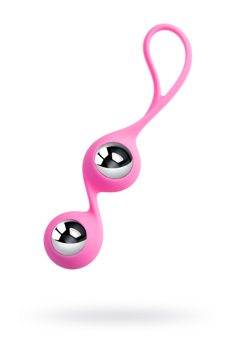 картинка Вагинальные шарики L'Eroina Futa, силикон, розовые, 11 см, Ø 1,9 см, 63 г от магазина ErosMania