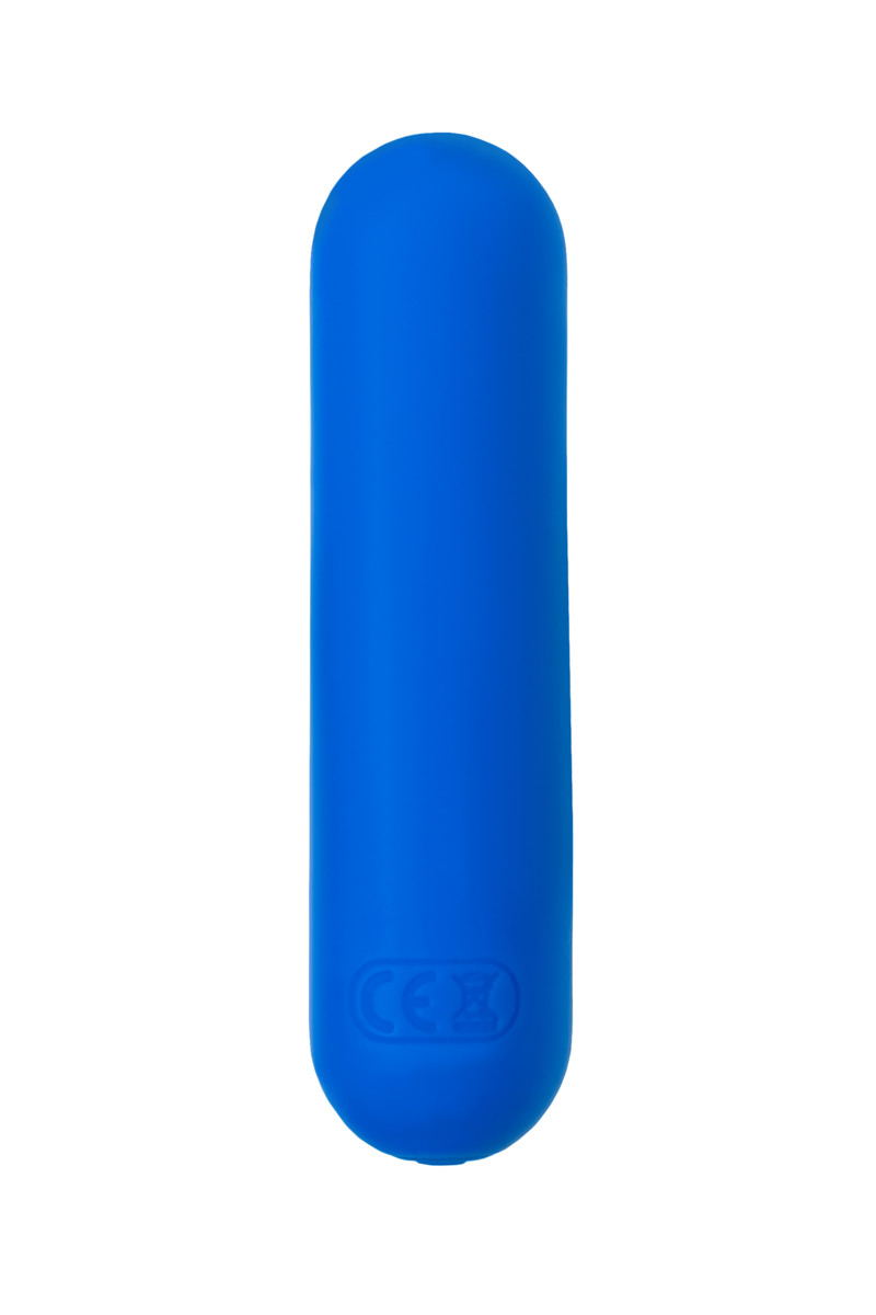 картинка Вибропуля A-Toys NEP, силикон, синий, 8 см от магазина ErosMania