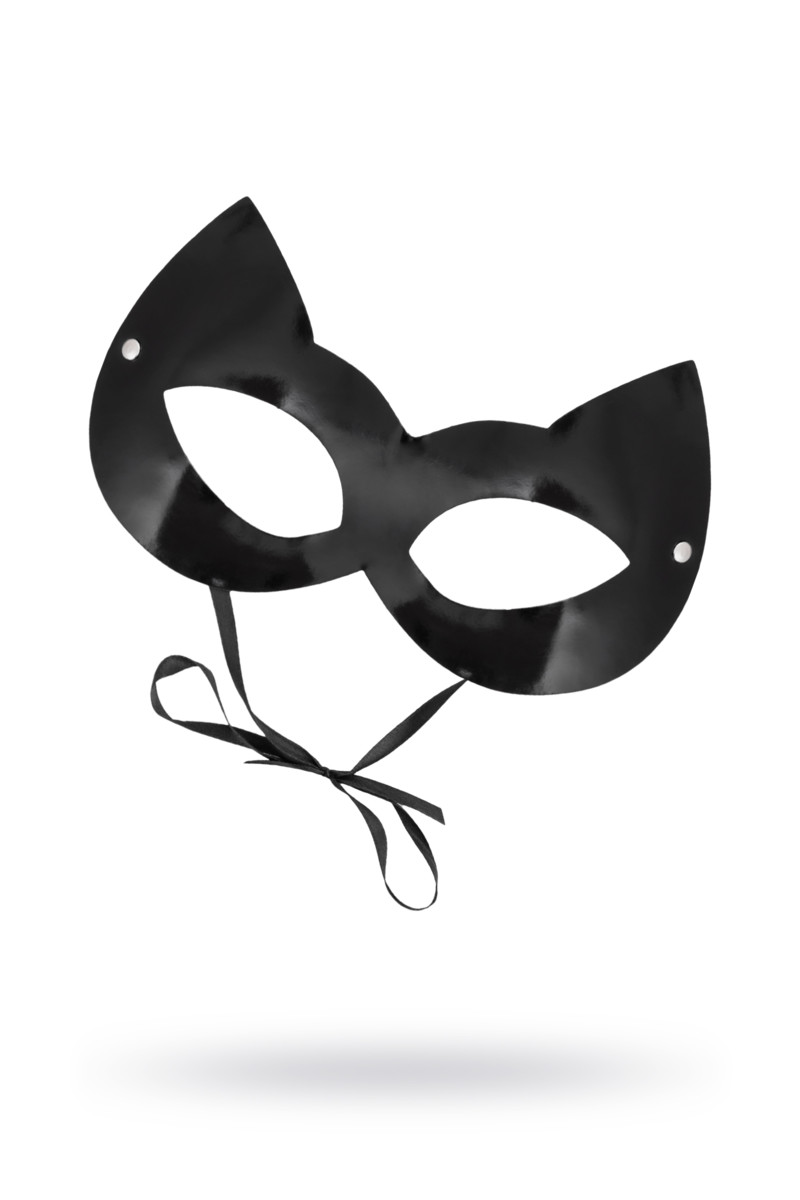 картинка Маска Штучки-дрючки «Кошка», лакированная кожа, черная от магазина ErosMania
