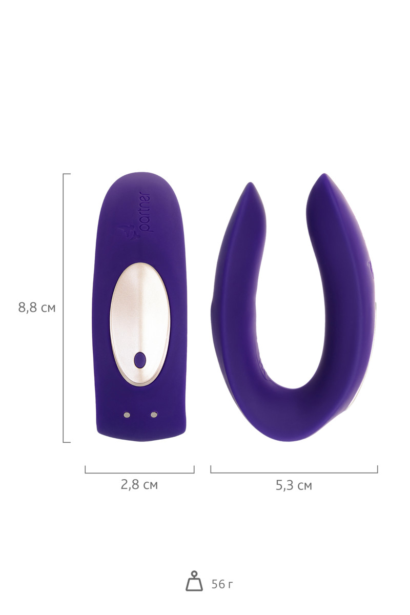 картинка Вибромассажёр для пар Satisfyer Double Partner Plus Remote от магазина ErosMania