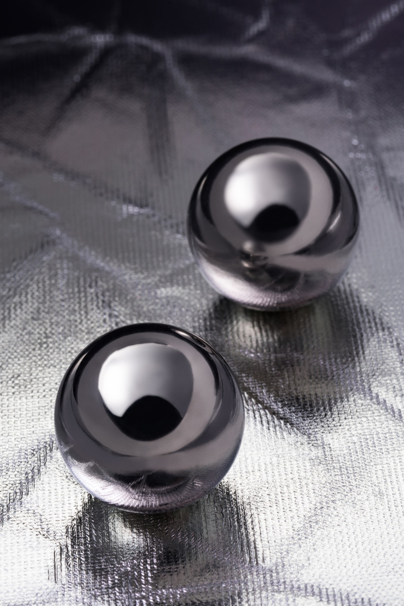 картинка Вагинальные шарики Metal by TOYFA, металл, серебряные, Ø 2,5 см от магазина ErosMania