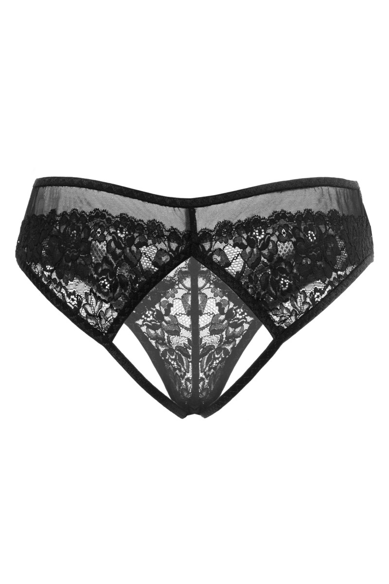 картинка Эротические трусики Erolanta Magali, черный (50-52) от магазина ErosMania