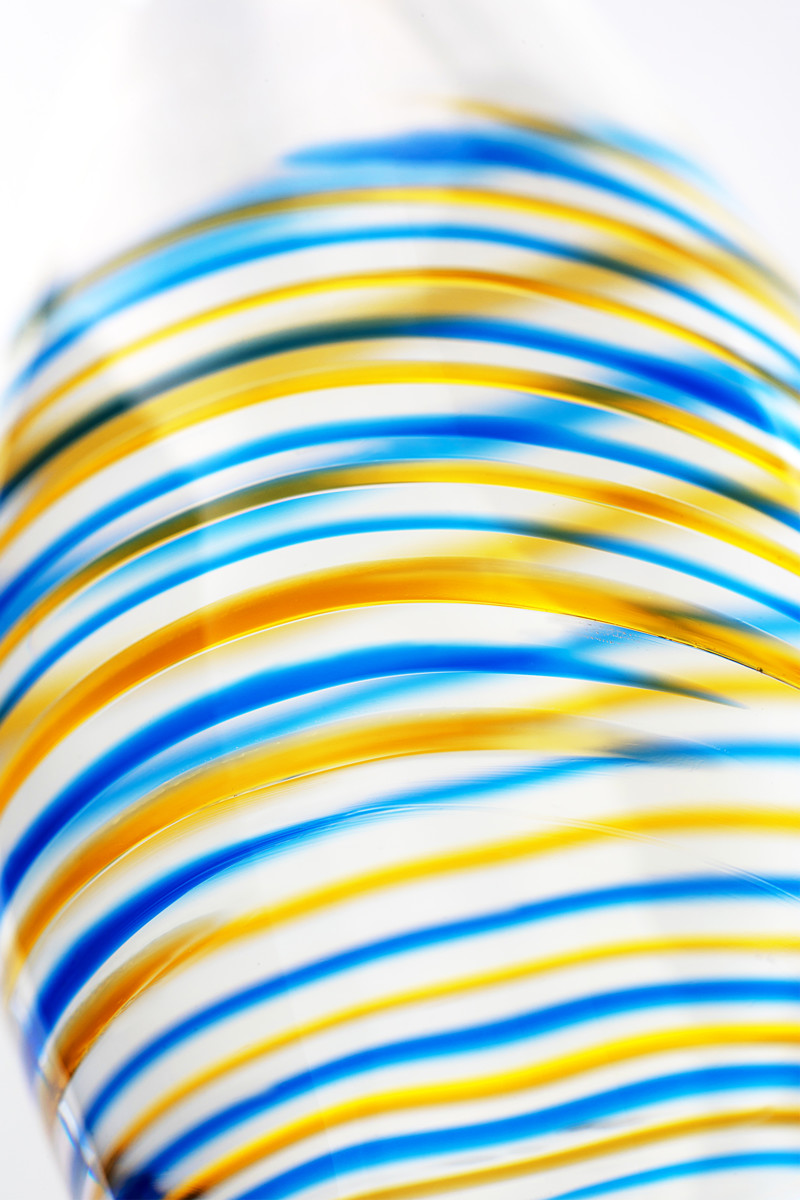 картинка Двусторонний фаллоимитатор Sexus Glass, стекло, прозрачный, 22 см от магазина ErosMania