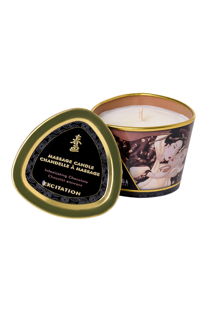 картинка Массажное аромамасло Shunga Excitation, шоколад, 170 мл от магазина ErosMania