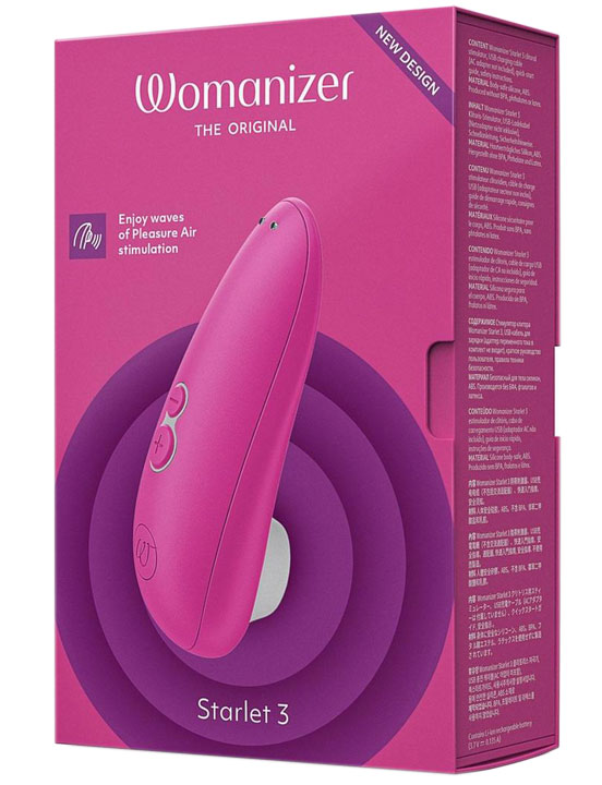 картинка Стимулятор клитора Womanizer Starlet 3, розовый от магазина ErosMania