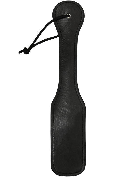 картинка Шлёпалка с металлическими заклёпками, чёрная от магазина ErosMania