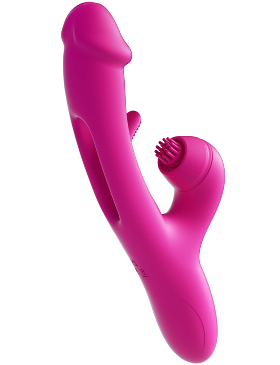картинка Иновационный вибратор кролик G Spot Ultra, розовый от магазина ErosMania