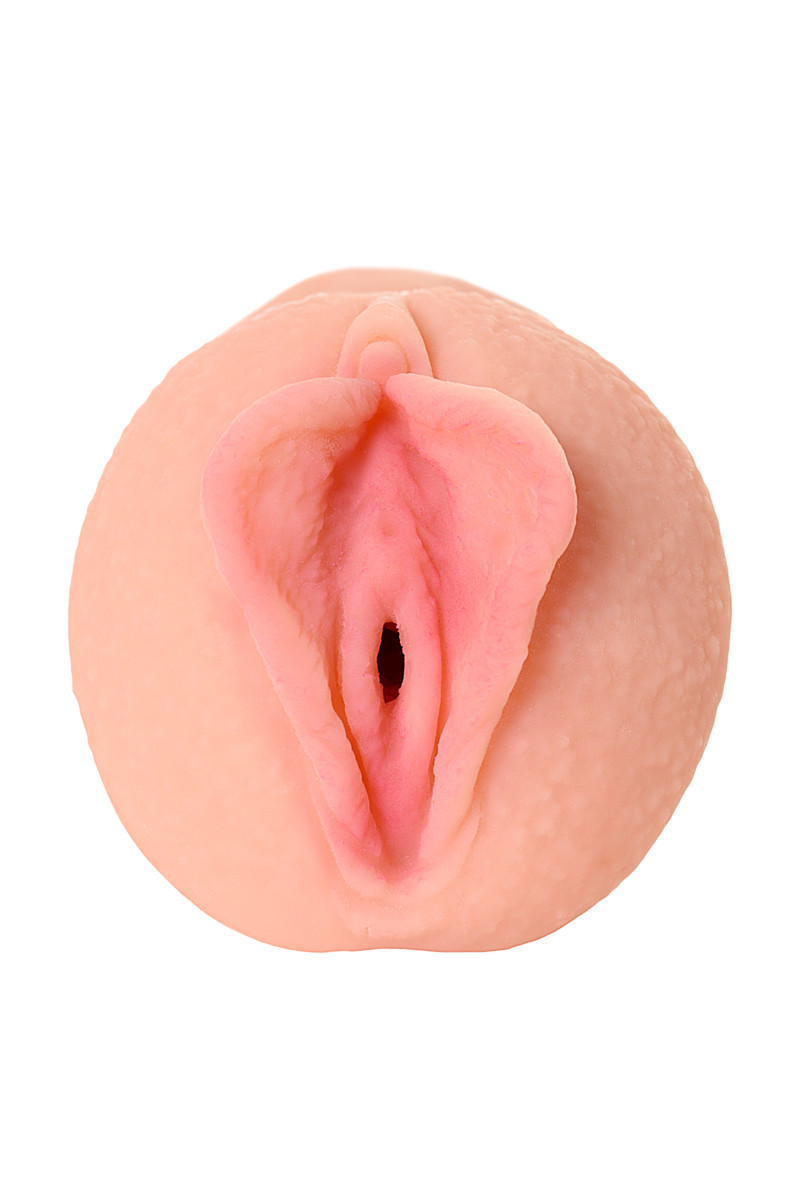 картинка Мастурбатор реалистичный KOKOS ELEGANCE.002 с вибрацией, TPR, телесный, 16 см от магазина ErosMania