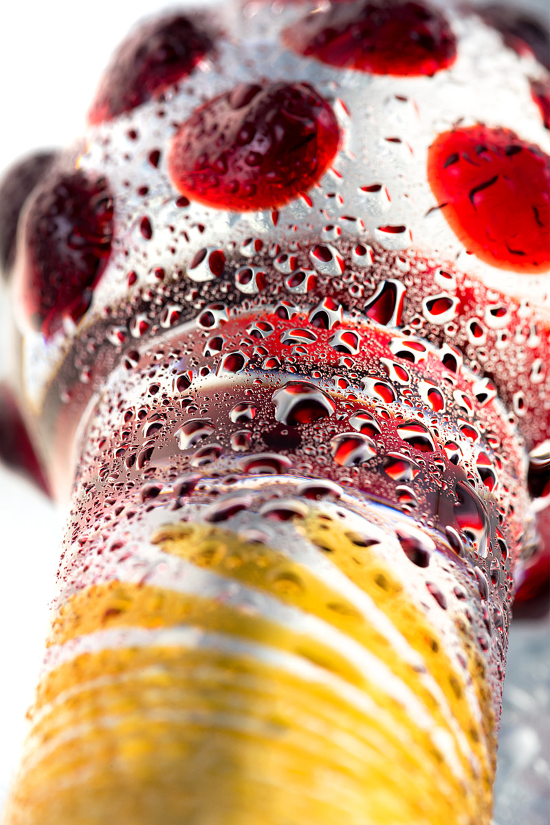 картинка Двусторонний фаллоимитатор Sexus Glass, стекло, прозрачный, 18 см от магазина ErosMania