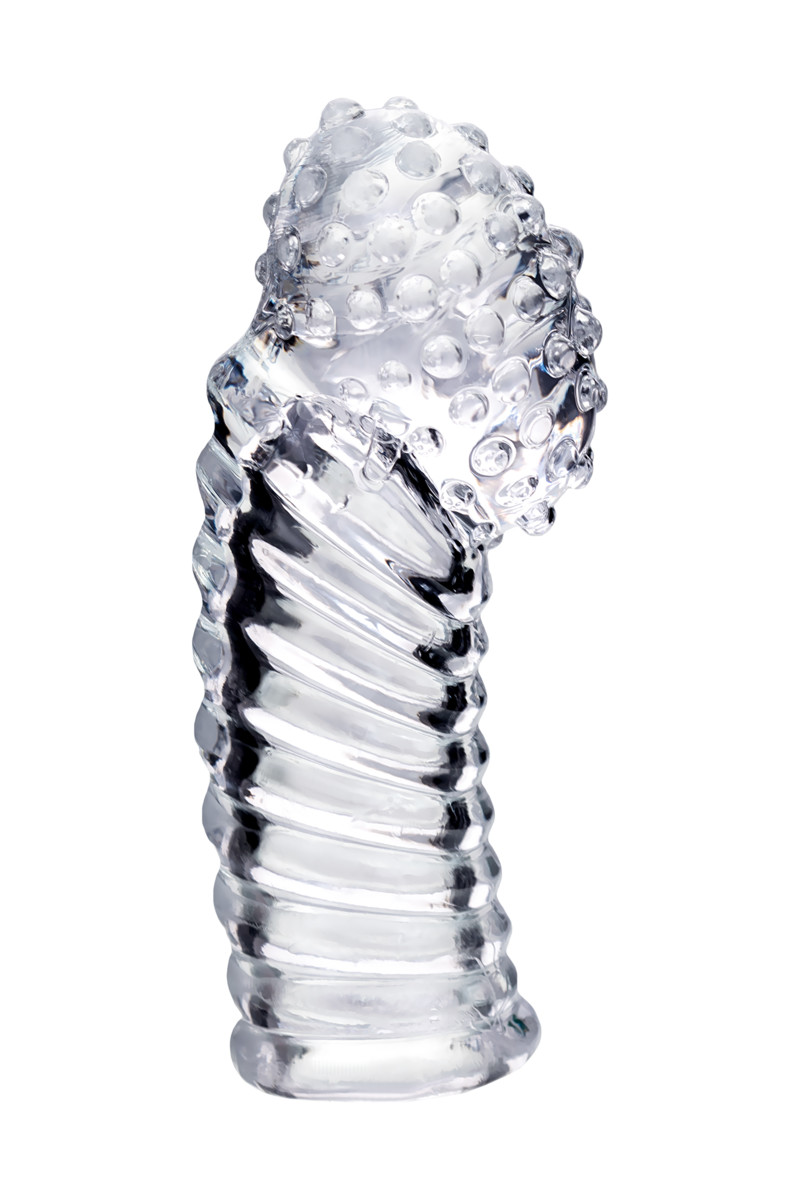 картинка Насадка на палец A-toys Dale, ТРЕ, прозрачный, 8,5 см от магазина ErosMania