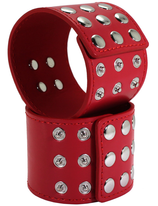 картинка Наручники, с фиксацией, красные от магазина ErosMania