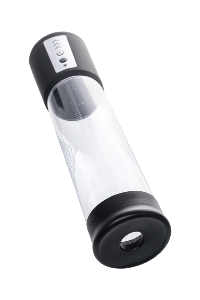 картинка Автоматическая помпа для пениса Sexus Men Expert Gunnar, ABS-пластик, черная, 28 см от магазина ErosMania