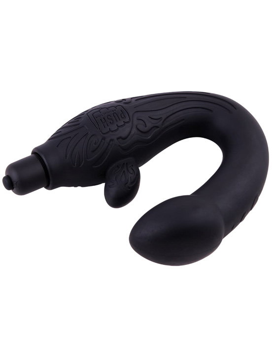 картинка Вибромассажёр для точки G и стимуляции клитора, чёрный от магазина ErosMania