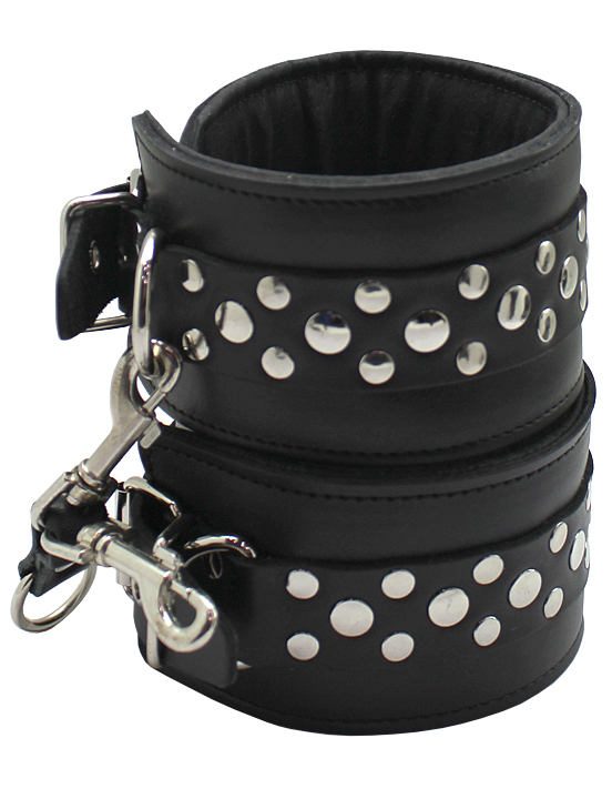 картинка Поножи на мягкой подкладке, чёрные, размер универсальный от магазина ErosMania