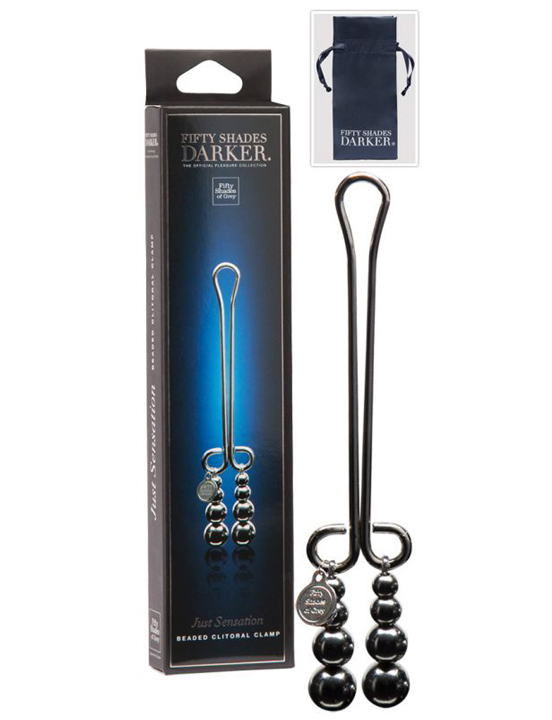 картинка Зажим для клитора Just Sensation Beaded от магазина ErosMania