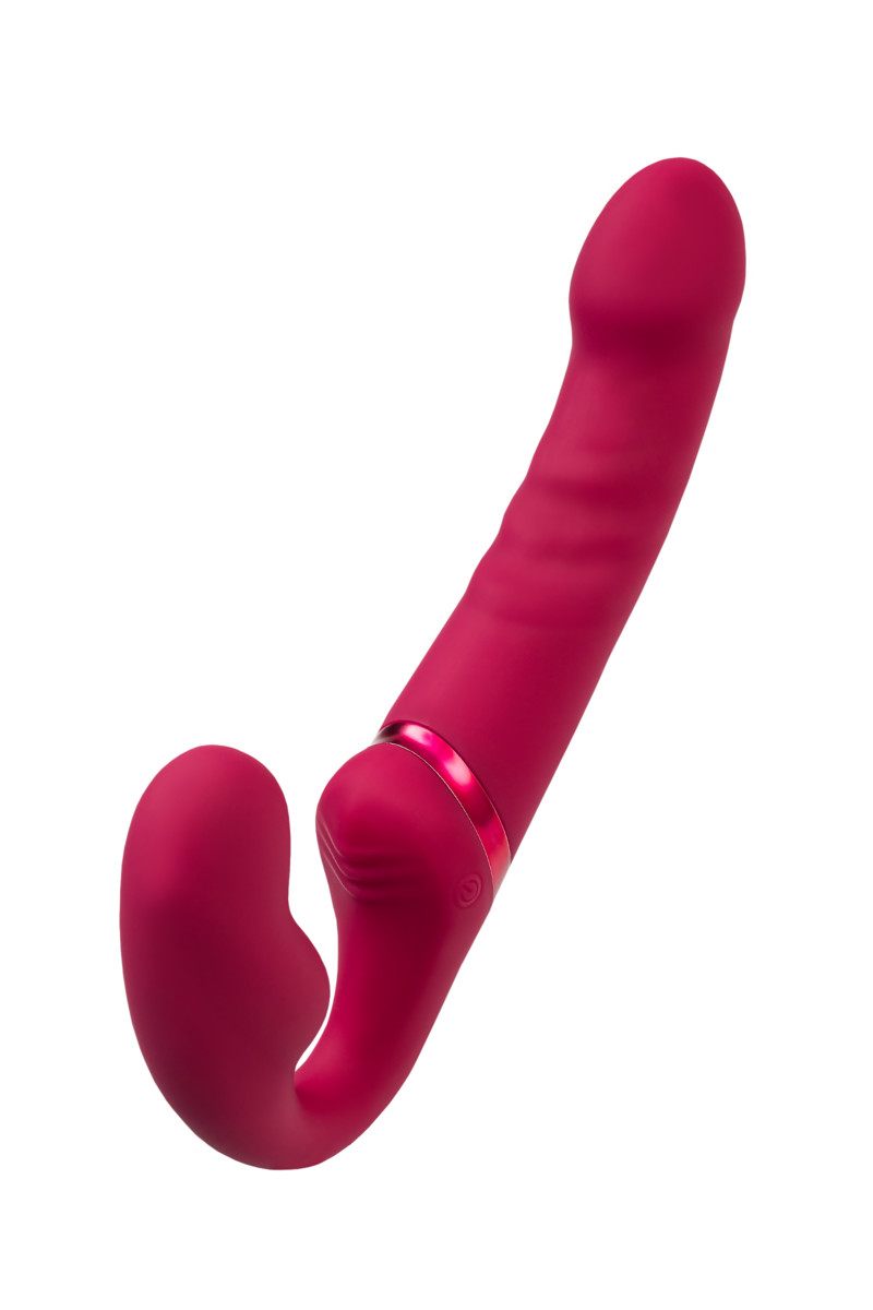 картинка Страпон LOVENSE Lapis, силикон, красный, 23 см от магазина ErosMania