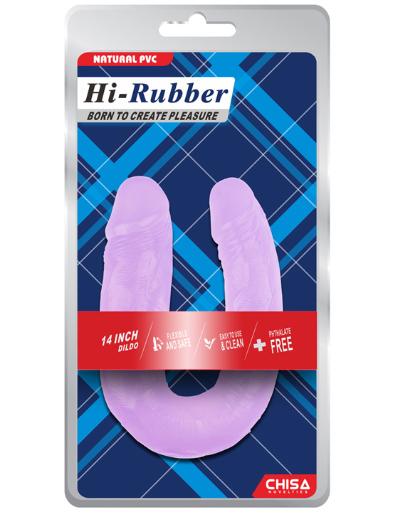 картинка Фаллоимитатор сдвоенный, фиолетовый от магазина ErosMania