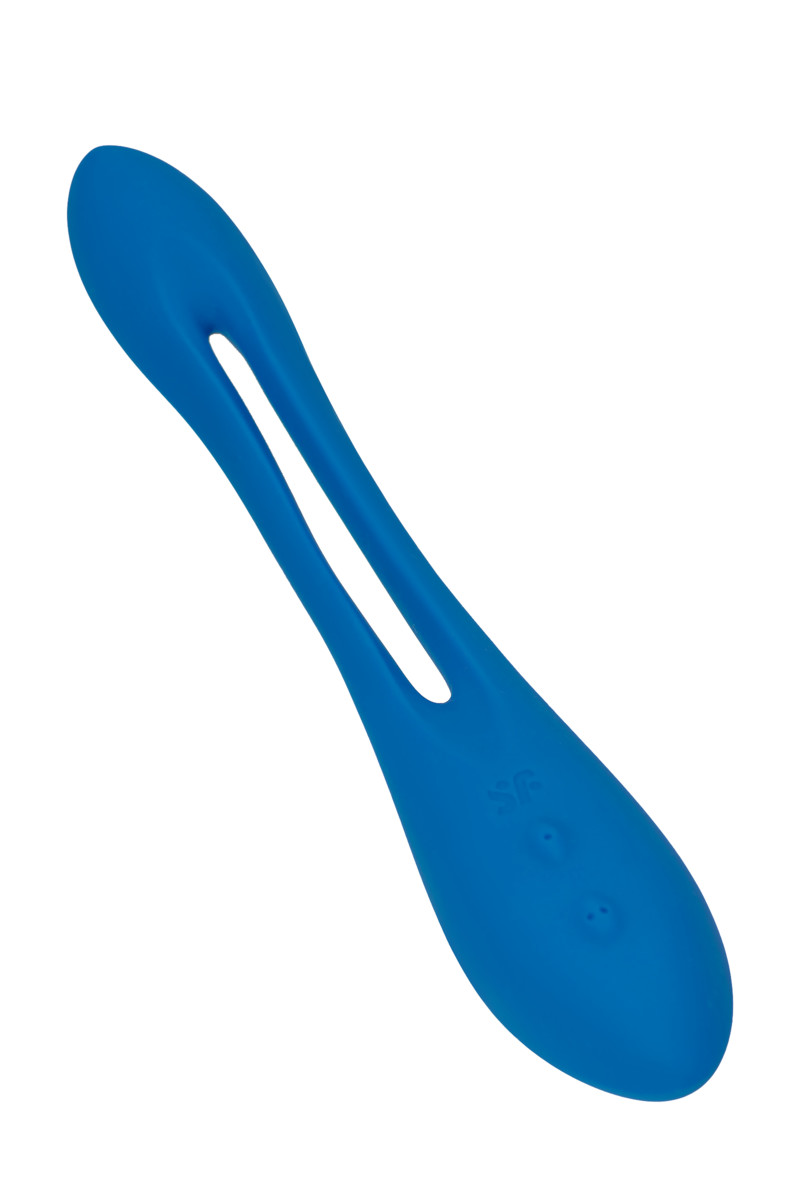 картинка Многофункциональный вибратор для пар Satisfyer Elastic Game, синий от магазина ErosMania